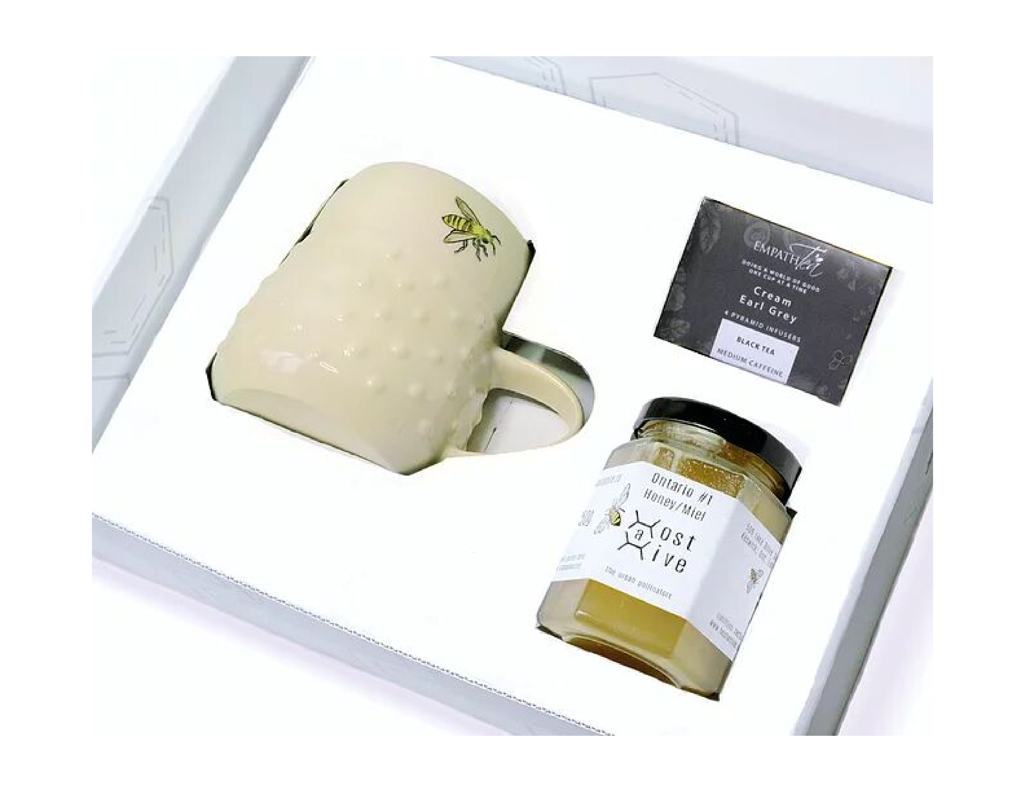 Special Edition Gift Box w/ porcelain mug (stripes) by artist Andrea Vuletin