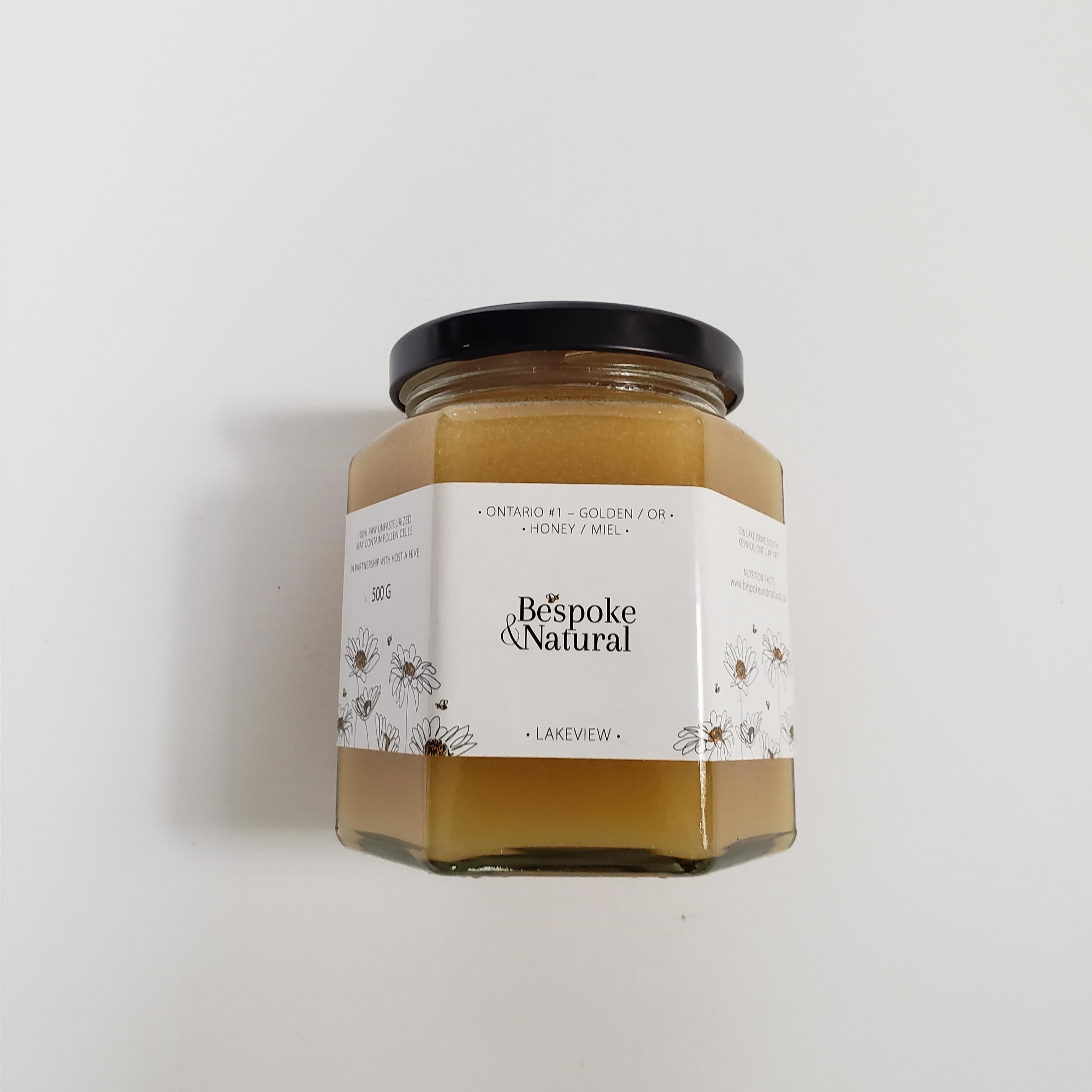 Lakeview Golden Honey (100% pure and unpasteurized) 500g Jar